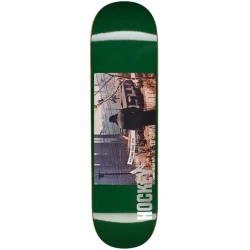 Hockey 8.5 John Fitzgerald 'Welcome Home' Deck, top-down view, showcasing the full design and dimensions of the deck.